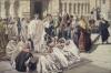 Jesus enseignant devant les Pharisiens